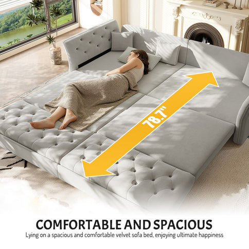 Oversize Pull Out Sofa Bed For Living Room