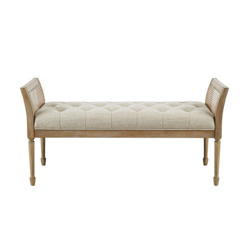 Accent Bench With Arm - Natural