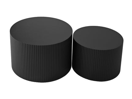 Wave Stripe Nesting Coffee Table (Set of 2)