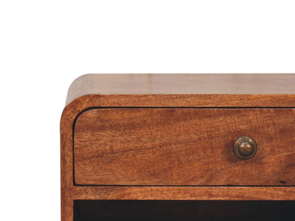 Curve Upper Slot Floating Nightstand