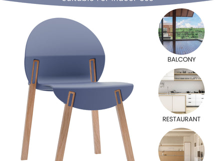 4 Piece Set Of Single Chairs With A Folding Square Table