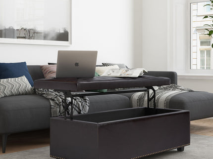 Hamilton - Upholstered Lift Top Rectangular Storage Ottoman
