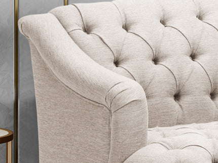 Comfy 3 Seat Sofa With Wooden Legs, For Living Room And Study
