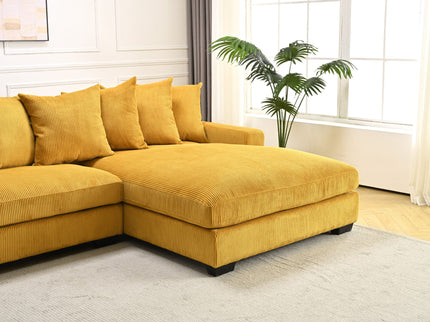 Luxe - Oversized 2 Piece Sectional Couches For Living Room, L Shaped Sofa With Chaise