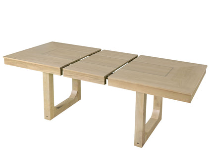 Extendable Dining Set, Farmhouse Extendable Table With Upholstered Chairs