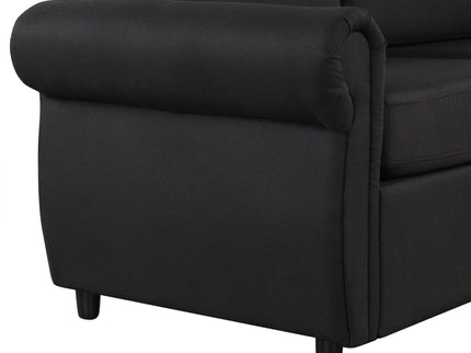 Pull Out Sofa Bed Loveseat Sleeper With Twin Size Memory Mattress With Two USB Ports For Living Room Spaces