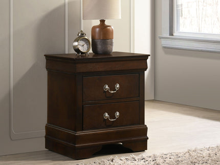 Demetra - 2 Drawer Nightstand - Cappuccino