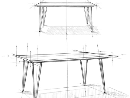 Hunter - Square Tabletop Dining Table