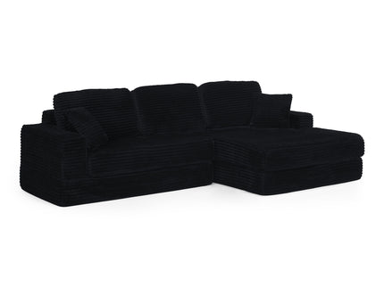 Modern Minimalist L Shape Modular Sectional Sofa, Couch