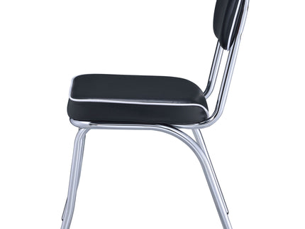 Open Back Upholstered Side Chairs (Set of 2)