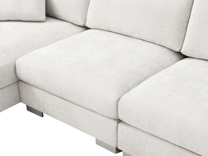 Modern Cloud Sectional Sofa L Shaped Luxury Couch Set With 2 Free Pillows 4 Seat With Oversized Chaise
