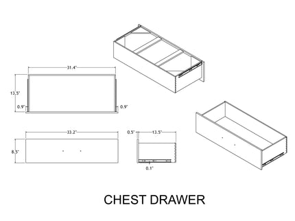 Augusta - Chest - Beige Brown
