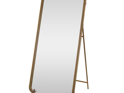 Full Length Mirror With Stand, Floor Standing Dressing For Bedroom - Antique Gold