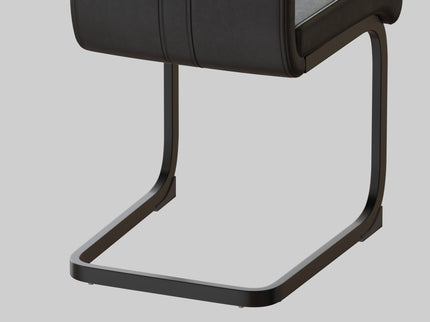Modern Dining Chairs With High Back Upholstered Design Metal Legs