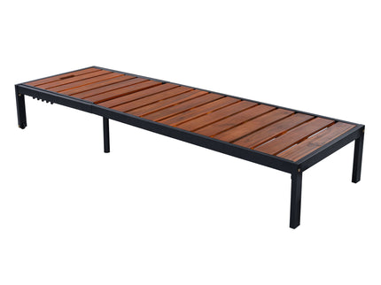 Outdoor Chaise With Adjustable Backrest