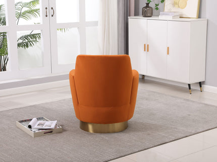 Teddy Swivel Barrel Chair, Swivel Accent Chairs Armchair For Living Room