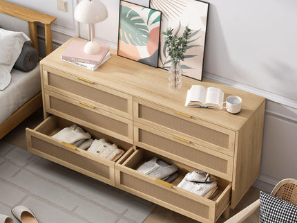 6 Drawer Storage Modern Cabinet For Bedroom