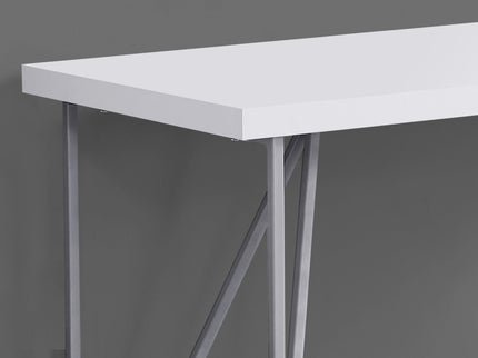 Computer Desk For Home Office Laptop, Contemporary & Modern - White