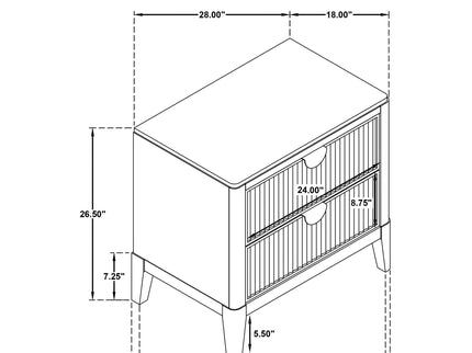 Ennis - 4 Piece Queen Bedroom Set - Black