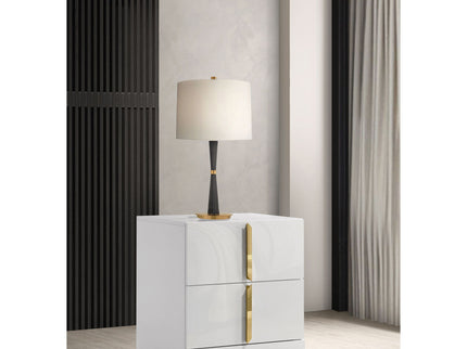 Lauryn - 2 Drawer Nightstand - Gloss White