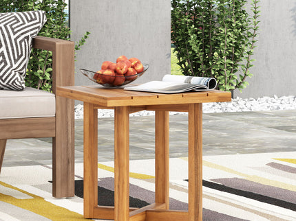 Ella - Square Side Table With Cross Stretcher Base