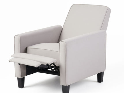 Upholstered Push Back Recliner Chair For Living Room