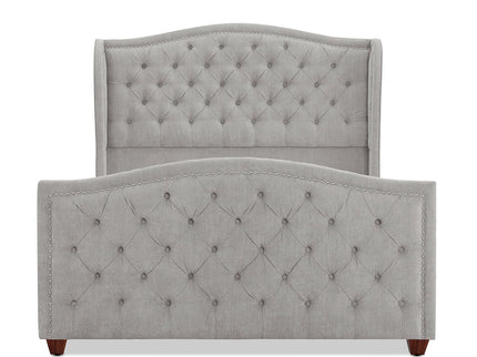 Marcella - Upholstered Shelter Headboard Bed Set