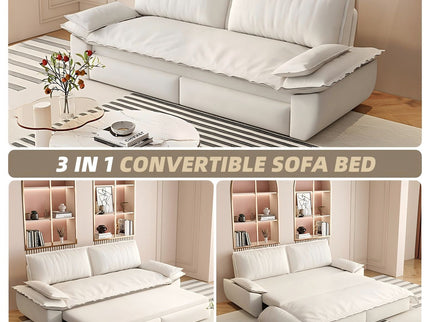 Queen Pull Out Bed, 3 In 1 Convertible Sleeper Sofa