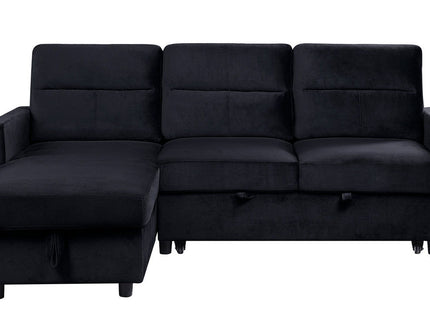Ivy - Reversible Sleeper Sectional Sofa With Storage Chaise And Side Pocket