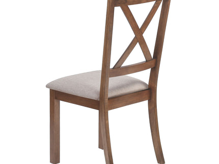 Dining Chair Side, Upholstered For Dining Room, Transitional (Set of 2)