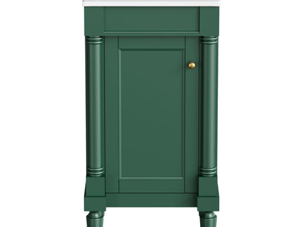 French Style Bathroom Cabinet With Sink, Adjustable Shelf