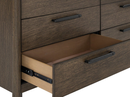 8 Drawer Dresser With Rustic Design