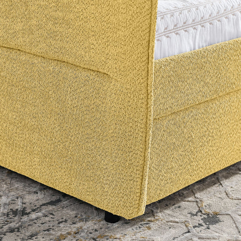 Upholstered Daybed & 2 Drawers