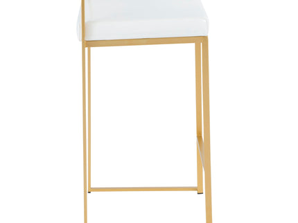 Fuji - Contemporary / Glam Design Counter Stool (Set of 2)
