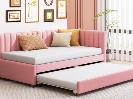 Upholstered Daybed, Sofa Bed Frame, No Box Spring Needed