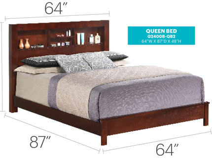 Bed With Transitional Design Stylish