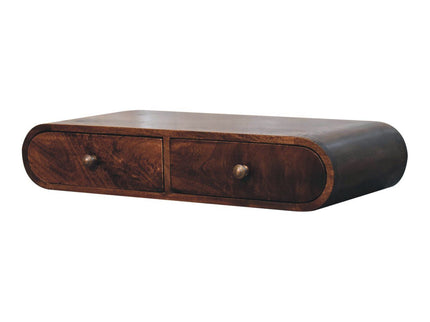 Wall Mounted Console Table - Walnut