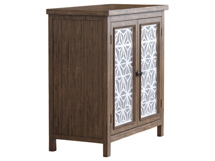 Storage Cabinet, Organizer - Brown Antique White