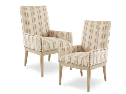 Rika - High Back Dining Armchair (Set of 2) - Natural