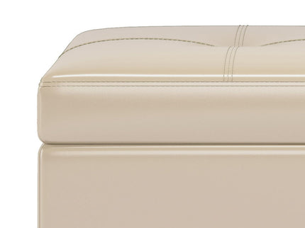Oregon - Contemporary Storage Ottoman Bench With Tray