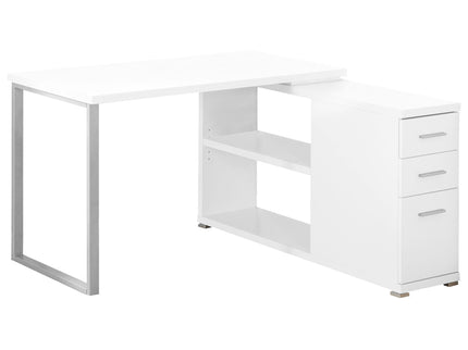 Computer Desk, Home Office, Corner, Left, Right Set - Up, Storage Drawers, L Shape, Laptop, And Contemporary & Modern