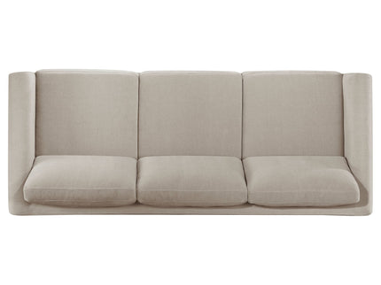 Fisher - Upholstered Panel Arm Sofa - Taupe