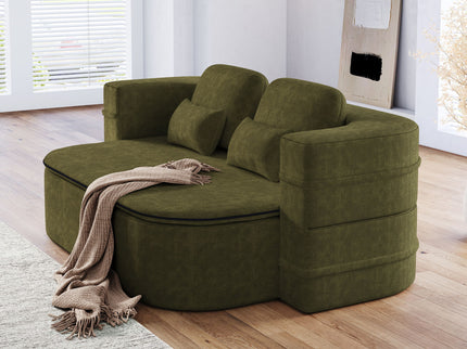 2 In 1 Foldable Sofa Bed With Multi Functional Blanket, Floor Lounge Sofa