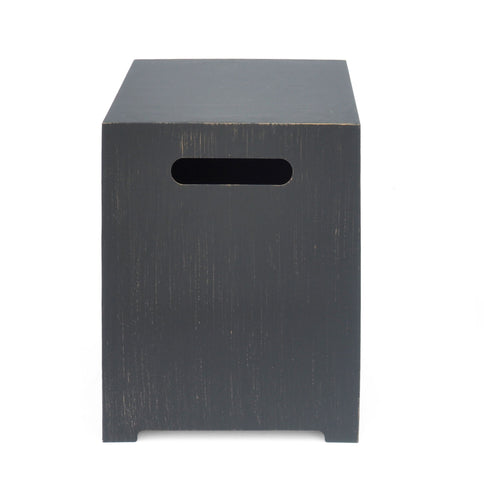 Modern Tank Holder Side Table With Powder Coated Frame
