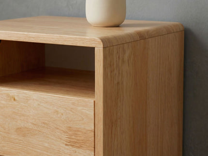 Nightstand With 2 Drawers And Shelves
