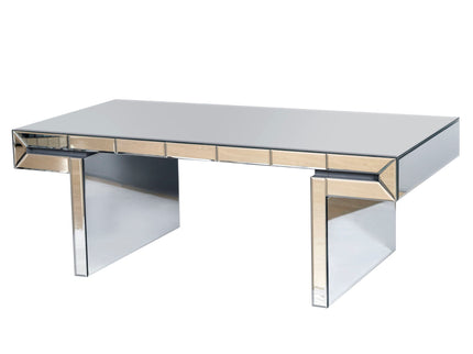 American Vintage Industrial Coffee Table, Double Tier Design