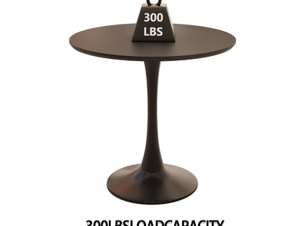 Round Dining Table Set With Tulip Design And 2 Chairs