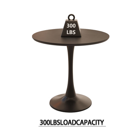 Round Dining Table Set With Tulip Design And 2 Chairs