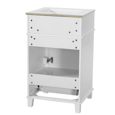Bathroom Vanity With Sink, Drawer & Soft Closing Door
