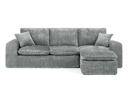 Sectional Sofa With Moveable Ottoman